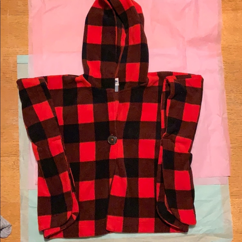 NWOT GIRLS HOODED CAPE